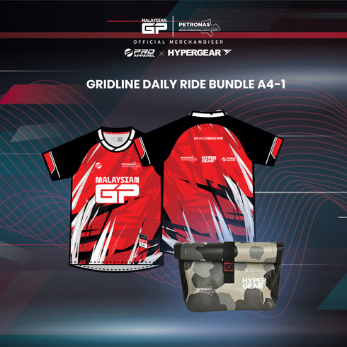 Gridline Daily Ride Bundle A-1 (Sublimation Tee + PSIC Dry Pouch Dash)