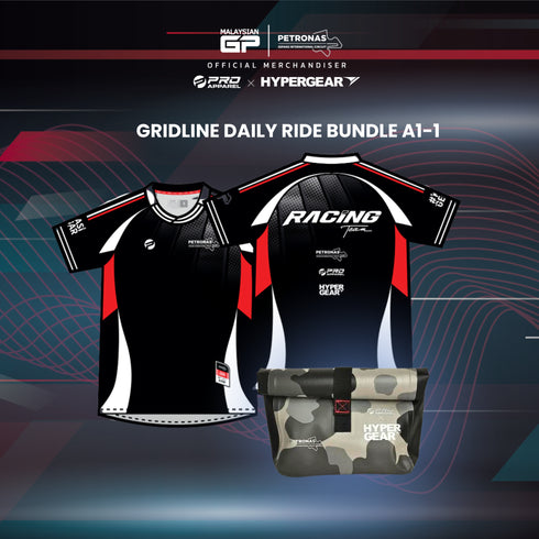 Gridline Daily Ride Bundle A-1 (Sublimation Tee + PSIC Dry Pouch Dash)