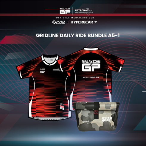 Gridline Daily Ride Bundle A-1 (Sublimation Tee + PSIC Dry Pouch Dash)