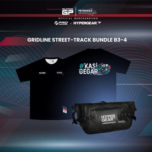 Gridline Street-Track Bundle B/C-4 (Premium Cotton Tee + PSIC Waist Pouch L V2)