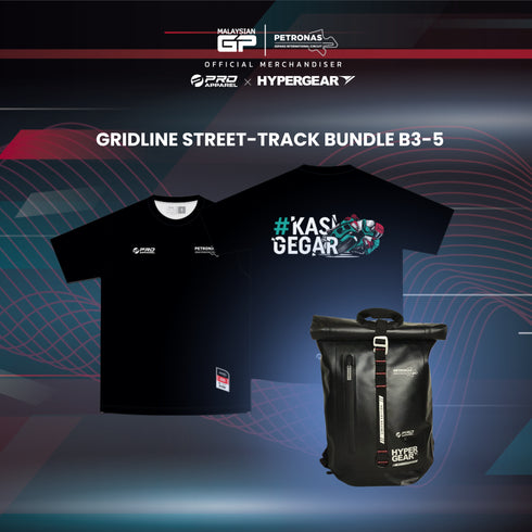 Gridline Street-Track Bundle B/C-5 (Premium Cotton Tee + PSIC Dry Pac Aero)