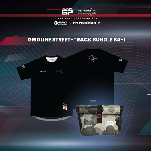 Gridline Street-Track Bundle B/C-1 (Premium Cotton Tee + PSIC Dry Pouch Dash)