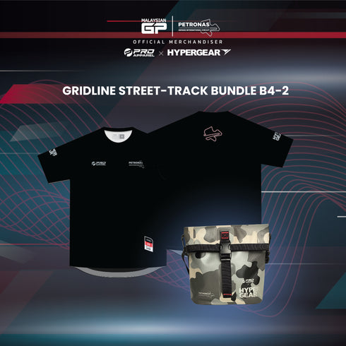 Gridline Street-Track Bundle B/C-2 (Premium Cotton Tee + PSIC Dry Sling Ezi)