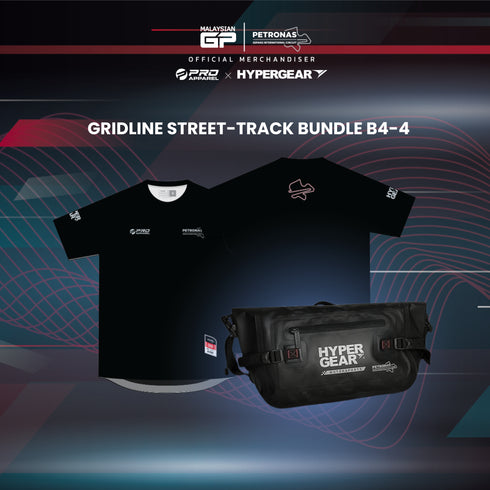 Gridline Street-Track Bundle B/C-4 (Premium Cotton Tee + PSIC Waist Pouch L V2)