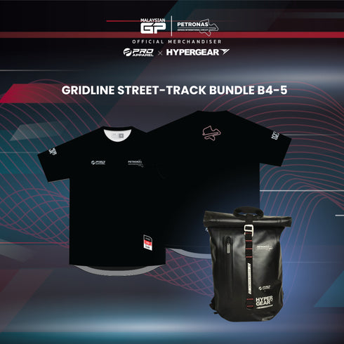 Gridline Street-Track Bundle B/C-5 (Premium Cotton Tee + PSIC Dry Pac Aero)
