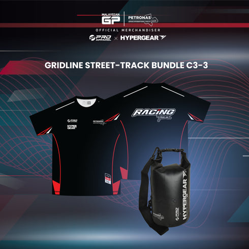 Gridline Street-Track Bundle B/C-3 (Premium Cotton Tee + PSIC Dry Bag 5L)