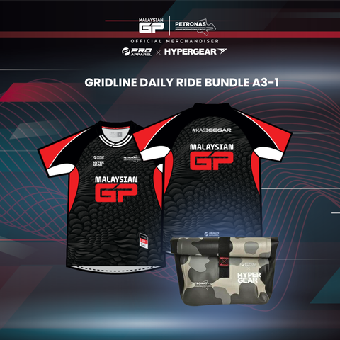 Gridline Daily Ride Bundle A-1 (Sublimation Tee + PSIC Dry Pouch Dash)