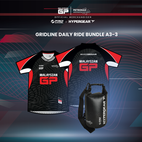 Gridline Daily Ride Bundle A-3 (Sublimation Tee + PSIC Dry Bag 5L)