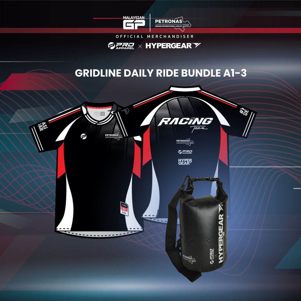 Gridline Daily Ride Bundle A-3 (Sublimation Tee + PSIC Dry Bag 5L)