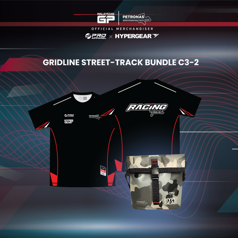 Gridline Street-Track Bundle B/C-2 (Premium Cotton Tee + PSIC Dry Sling Ezi)