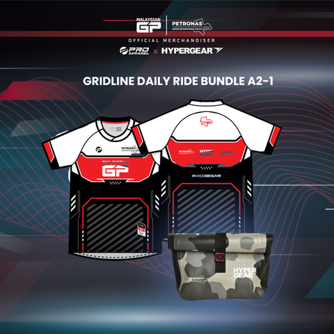Gridline Daily Ride Bundle A-1 (Sublimation Tee + PSIC Dry Pouch Dash)