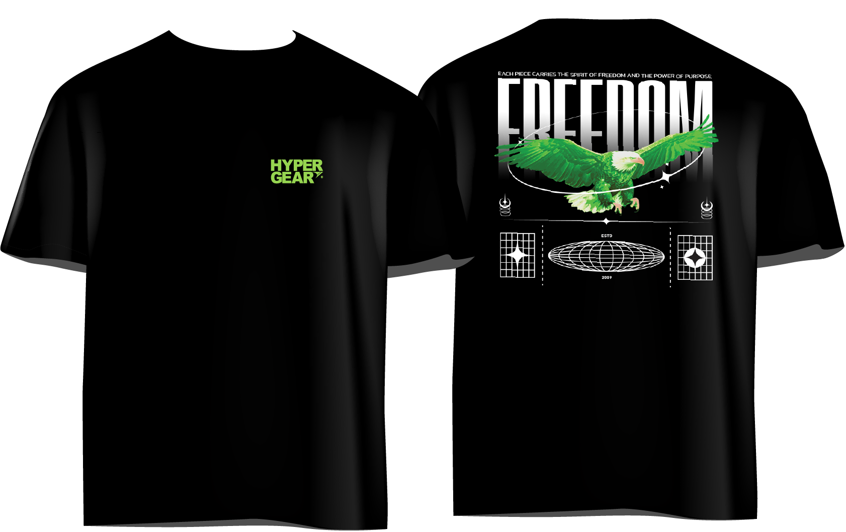 Freedom Series Eagle Force Oversized Tee
